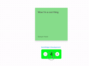 Example of useStickable